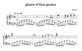 Ghosts of blue garden